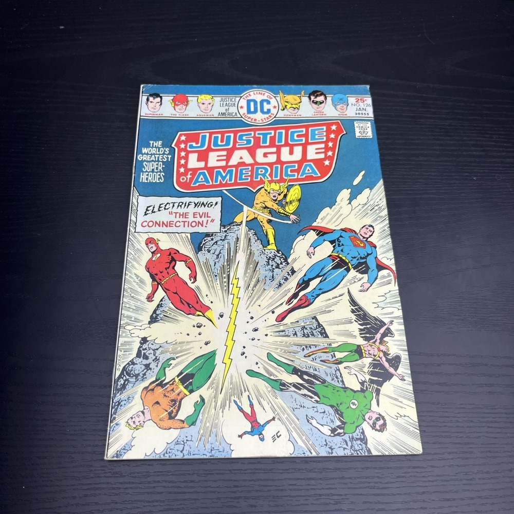 Justice League Of America #126 DC Comics 1976 Bronze Age Superman Batman Flash